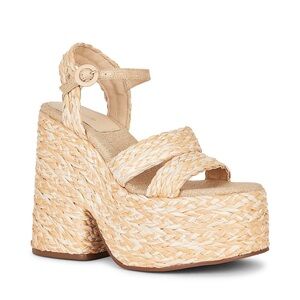Larrroude Carmen Platform Natural Size 9